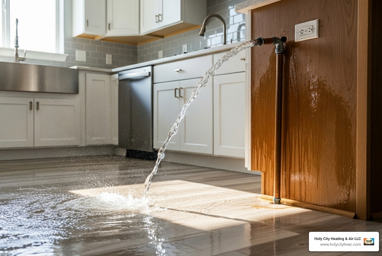 I have a burst pipe emergency in my house in Goose Creek. I need a plumber immediately.