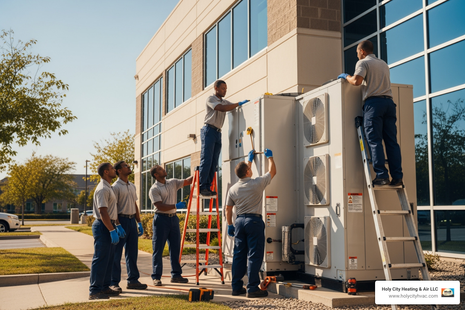 commercial heat pump installation in goose creek, sc