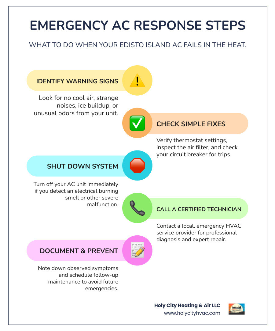 When the Air Stops in Edisto Island SC