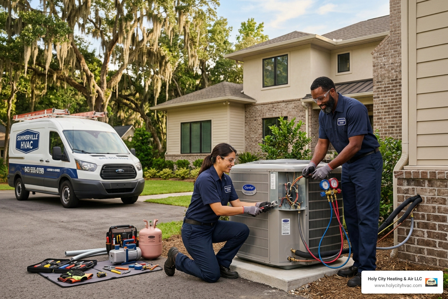 24 Hour Heat Pump Installation: When Your HVAC Quits in Summerville