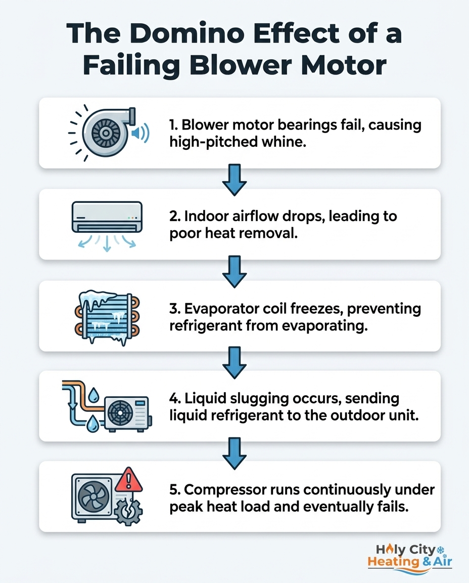 The Domino Effect of a Failing Blower Motor