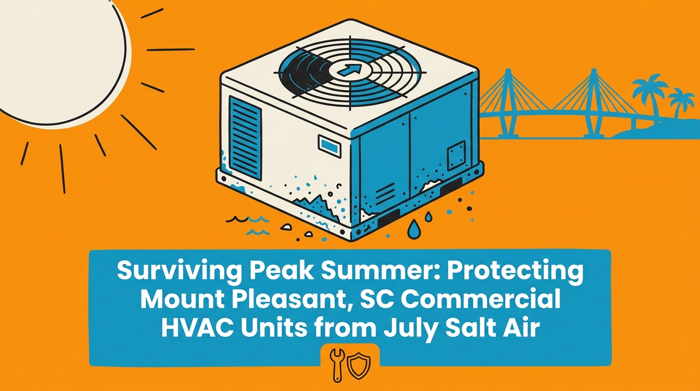 Protecting Rooftop Commercial HVAC Units from July Salt Air Corrosion in Mount Pleasant