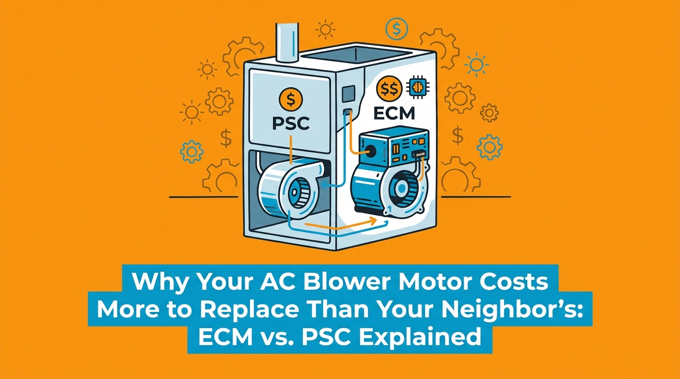Why Your AC Blower Motor Costs More to Replace Than Your Neighbor's