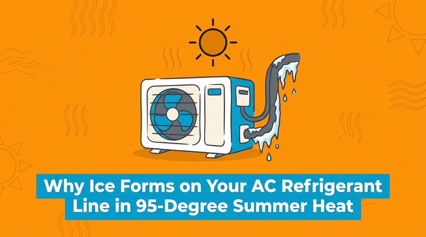 The Ice on the Refrigerant Line Summer Phenomenon Explained