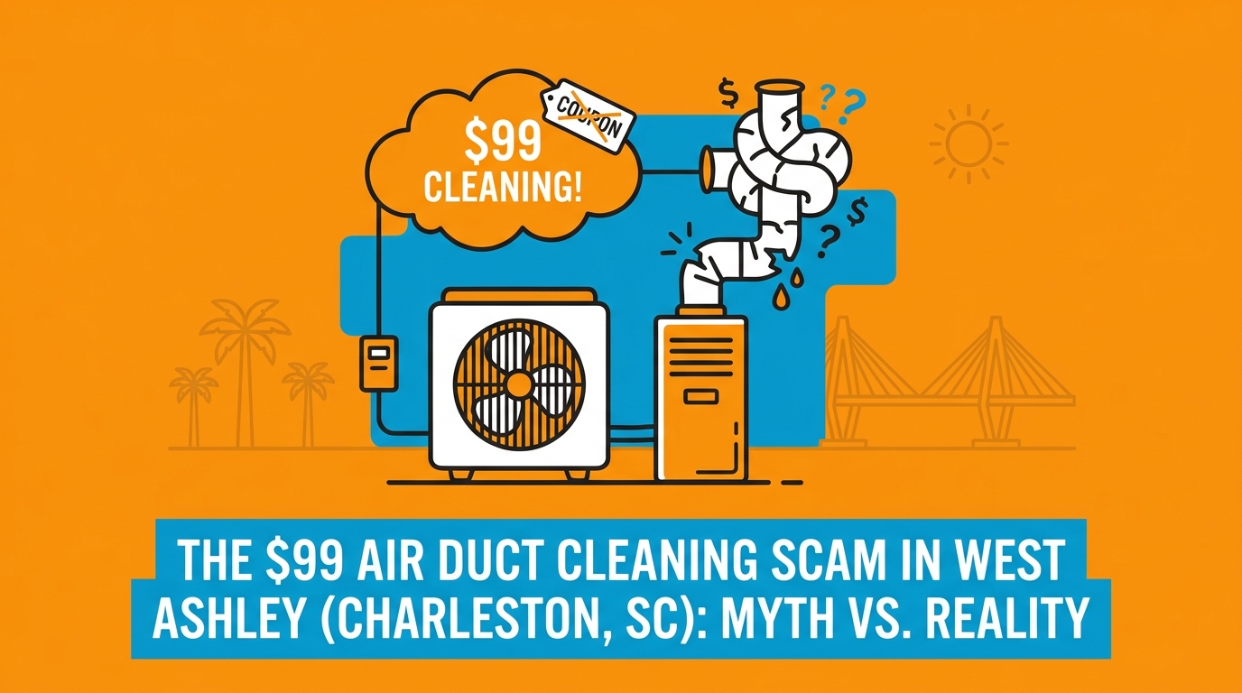 The $99 Air Duct Cleaning Scam Circulating in West Ashley Facebook Groups