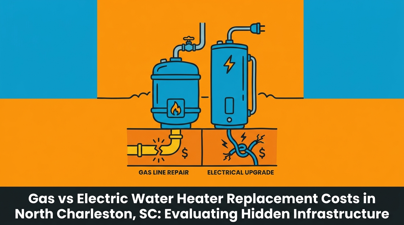 Gas vs Electric Water Heater Replacement Costs in North Charleston