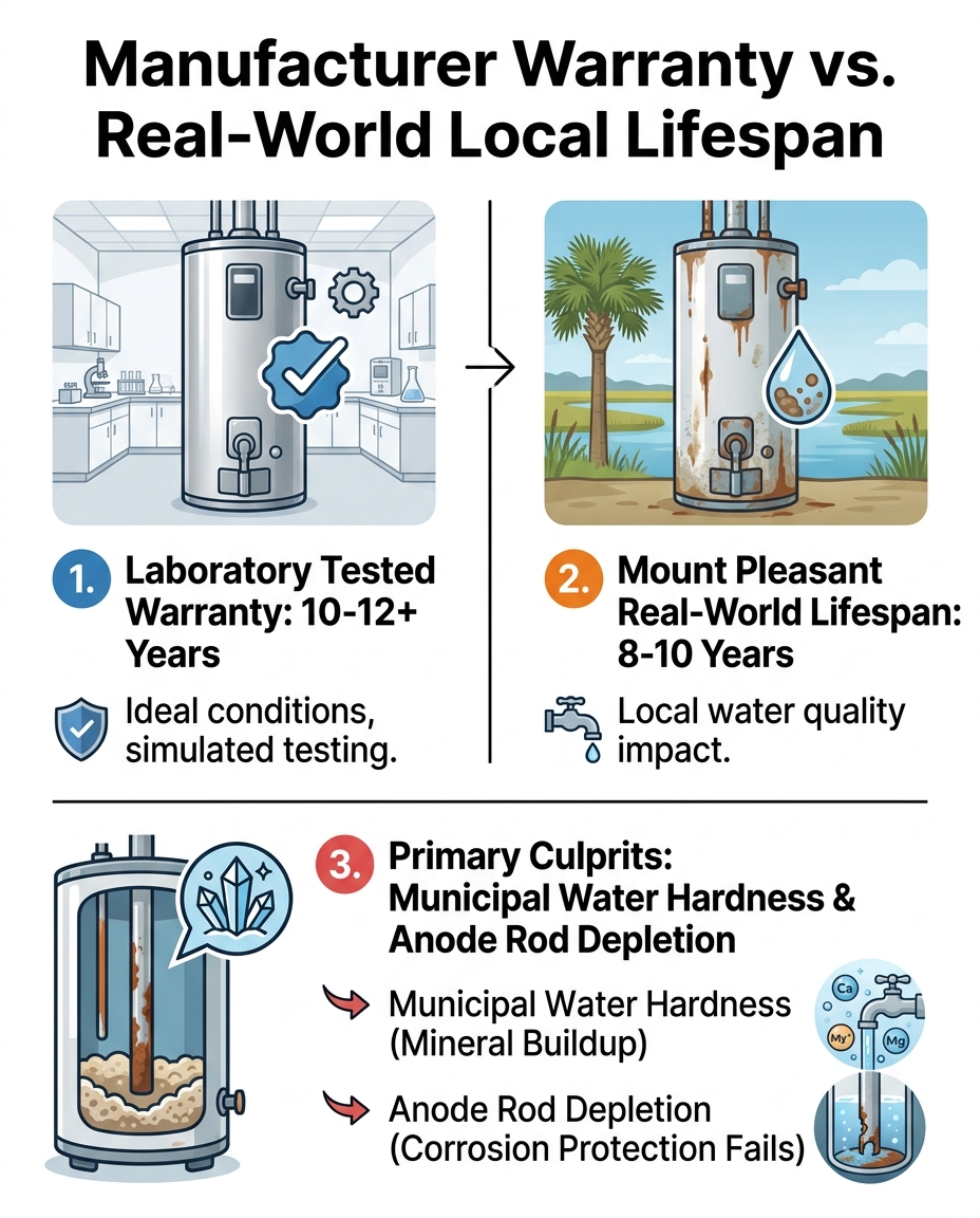 Manufacturer Warranty vs. Real-World Local Lifespan