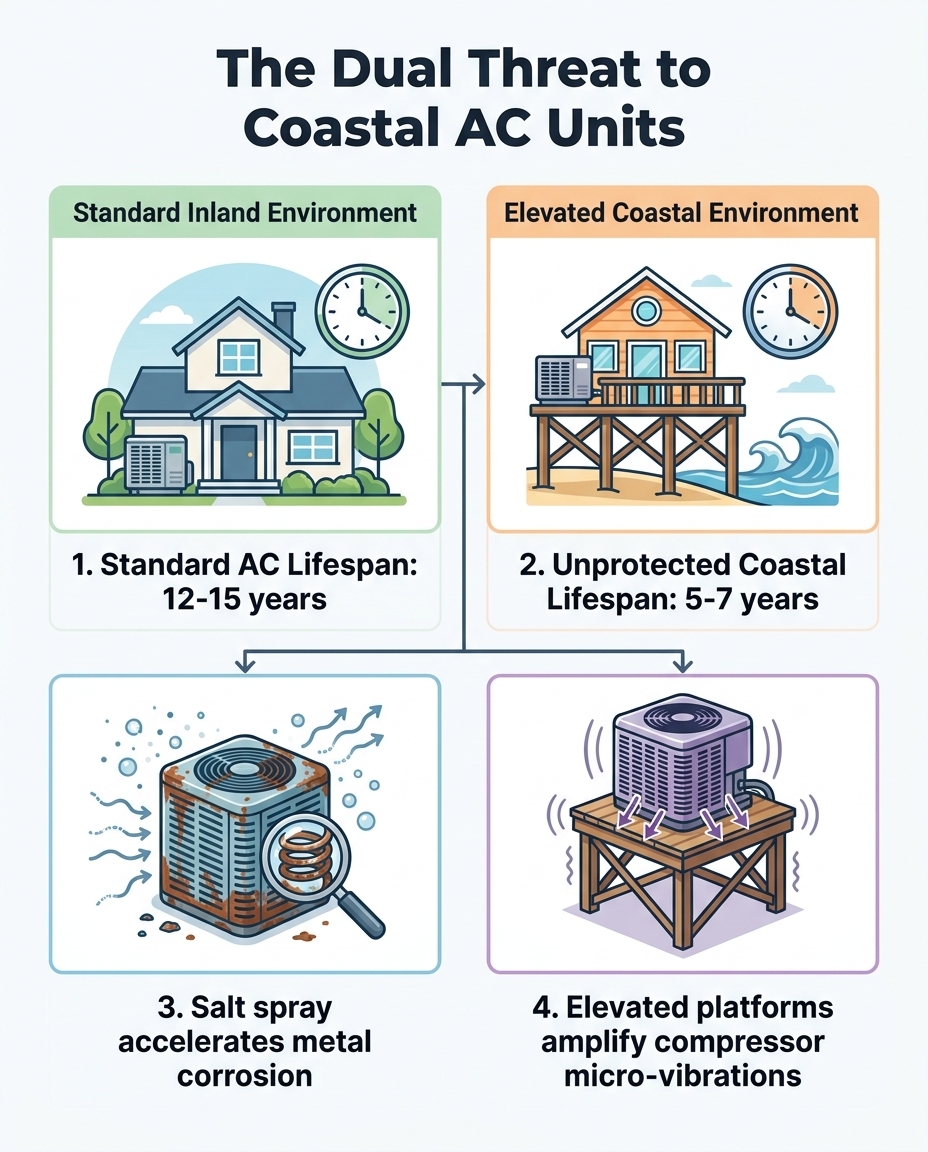The Dual Threat to Coastal AC Units