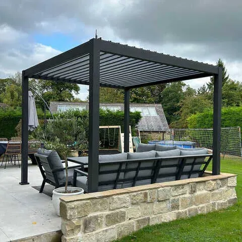 Pergola installation in Fort Worth TX - custom cedar structure