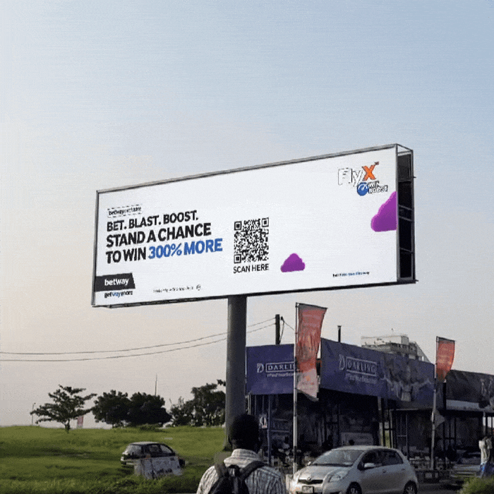 an AR-powered billboard.