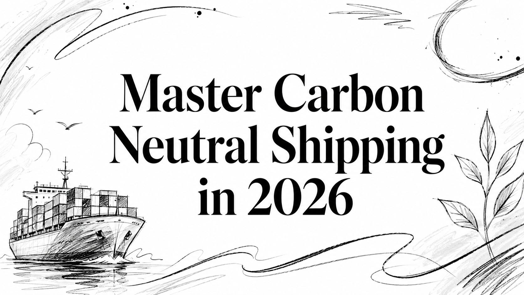 Master Carbon Neutral Shipping in 2026