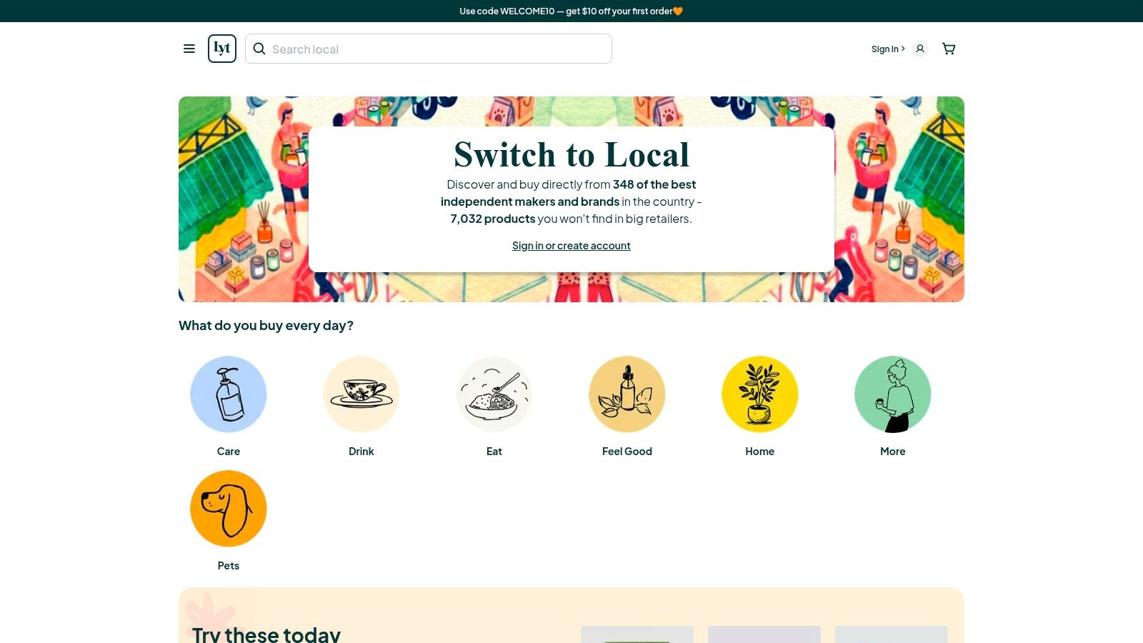 Screenshot from https://loyaltie.com