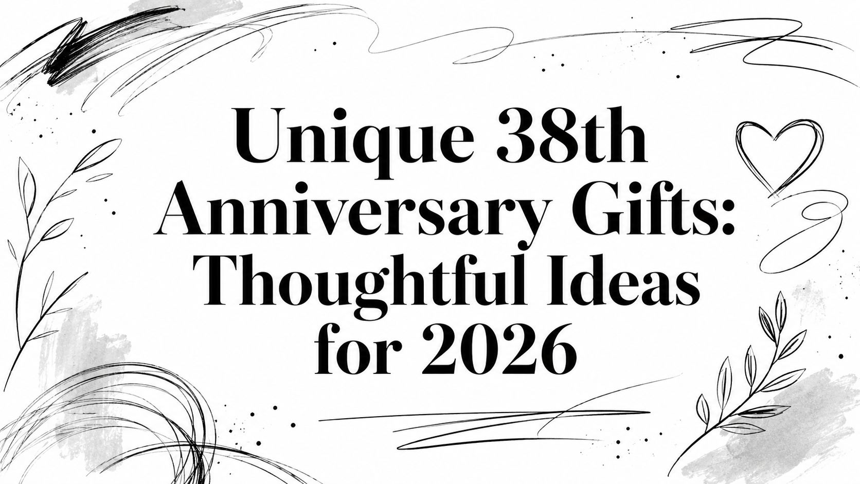 Unique 38th Anniversary Gifts: Thoughtful Ideas for 2026