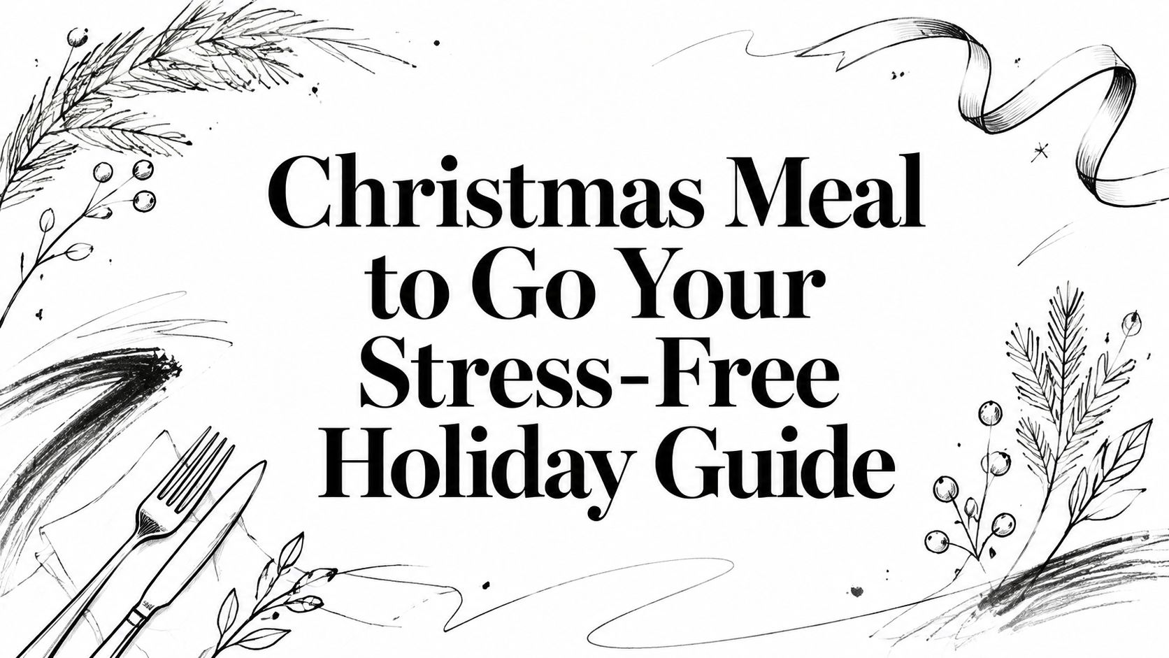 Christmas Meal to Go Your Stress-Free Holiday Guide