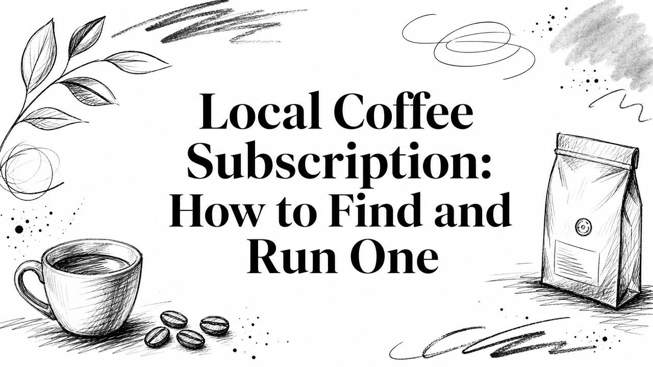 Local Coffee Subscription: How to Find and Run One