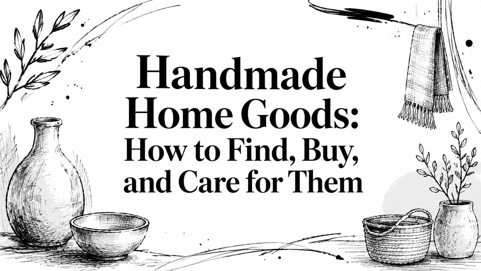 Handmade Home Goods: How to Find, Buy, and Care for Them