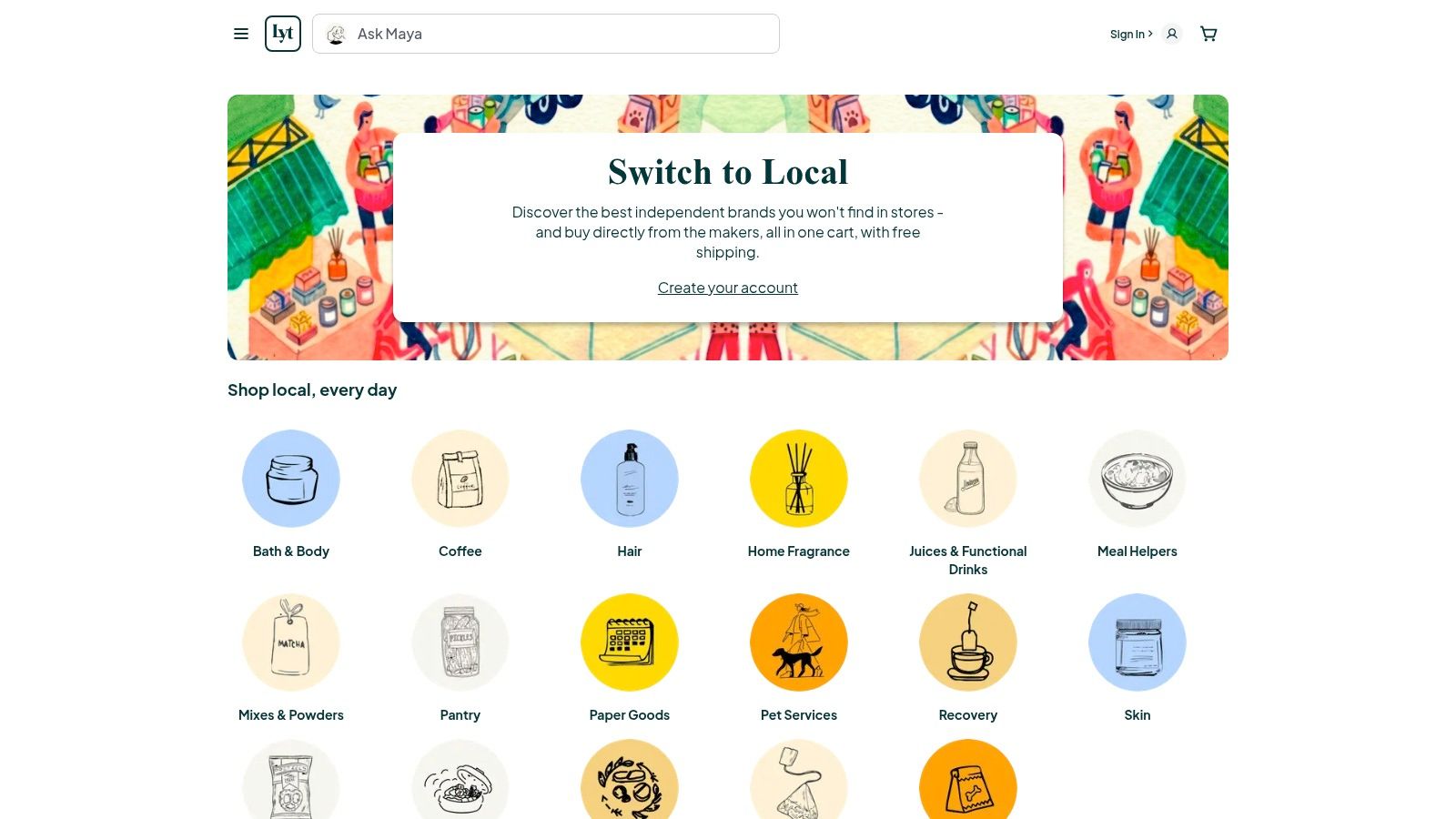 Screenshot from https://loyaltie.com