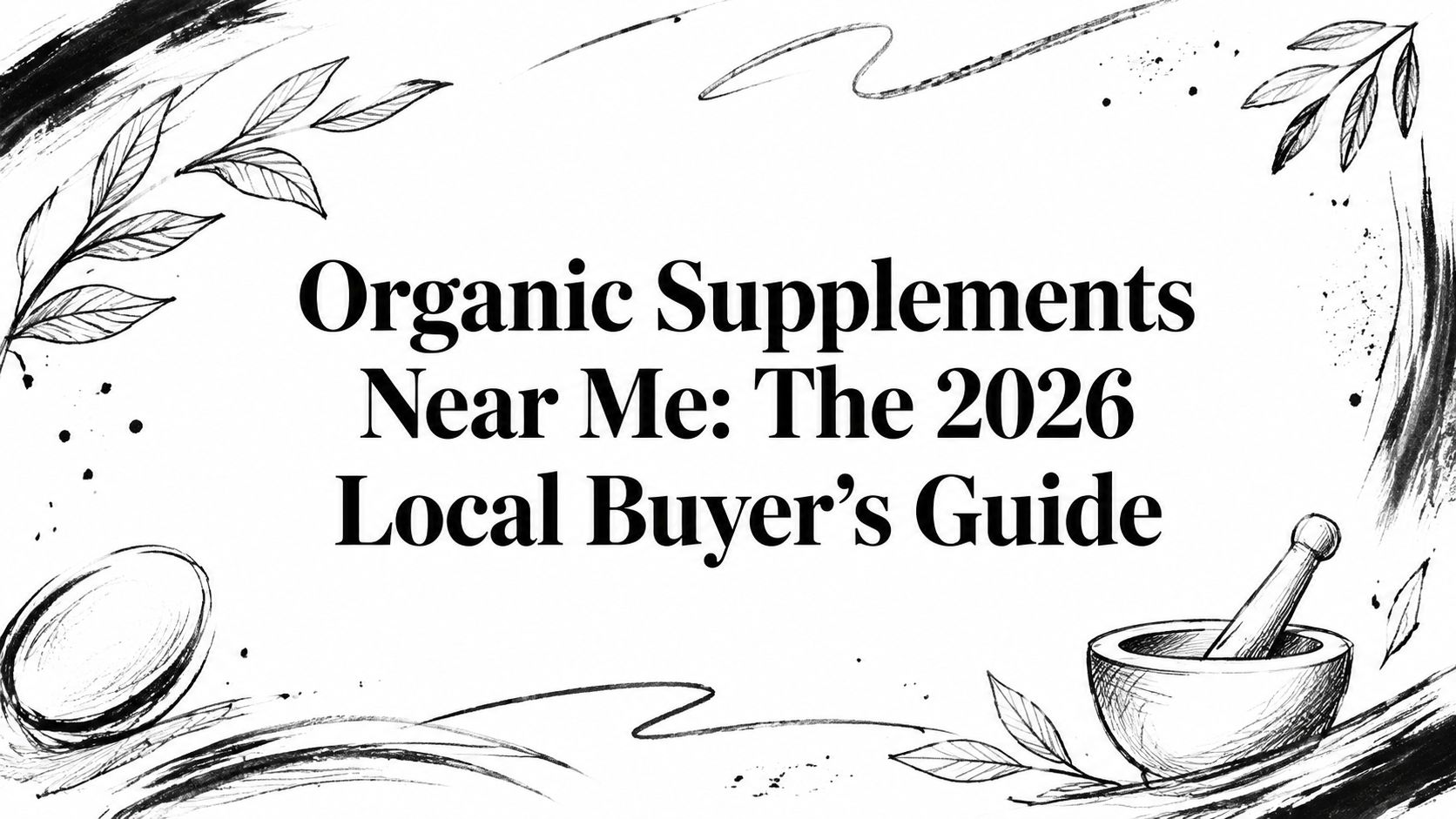 Organic Supplements Near Me: The 2026 Local Buyer's Guide