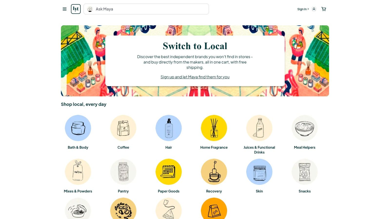 Screenshot from https://loyaltie.com