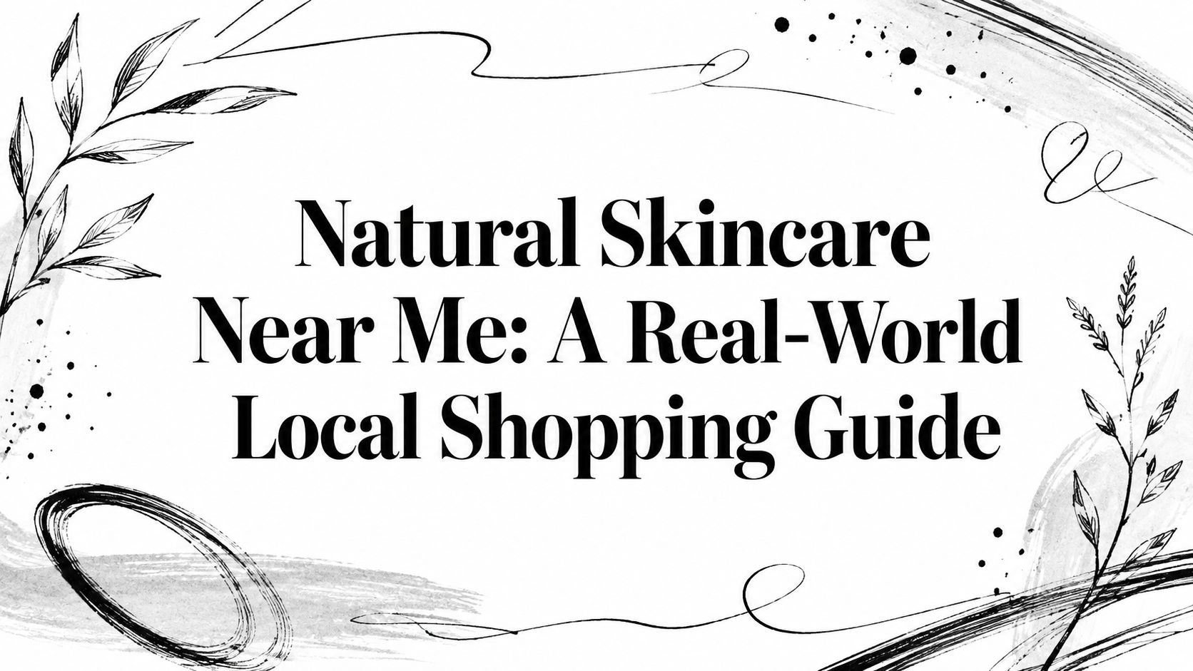 Natural Skincare Near Me: A Real-World Local Shopping Guide