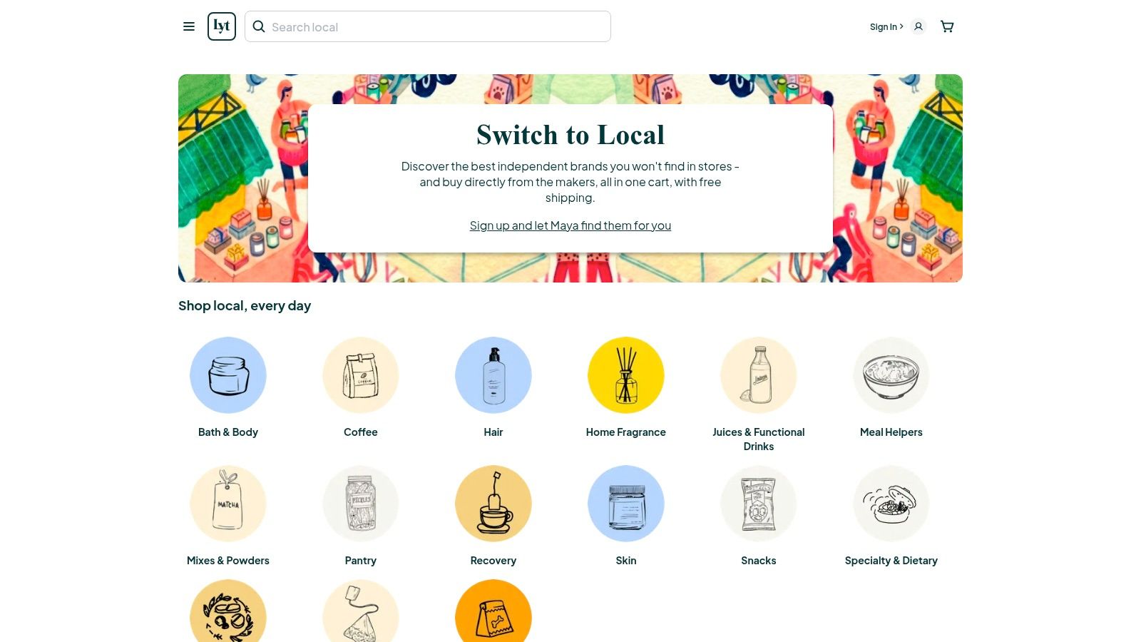 Screenshot from https://loyaltie.com