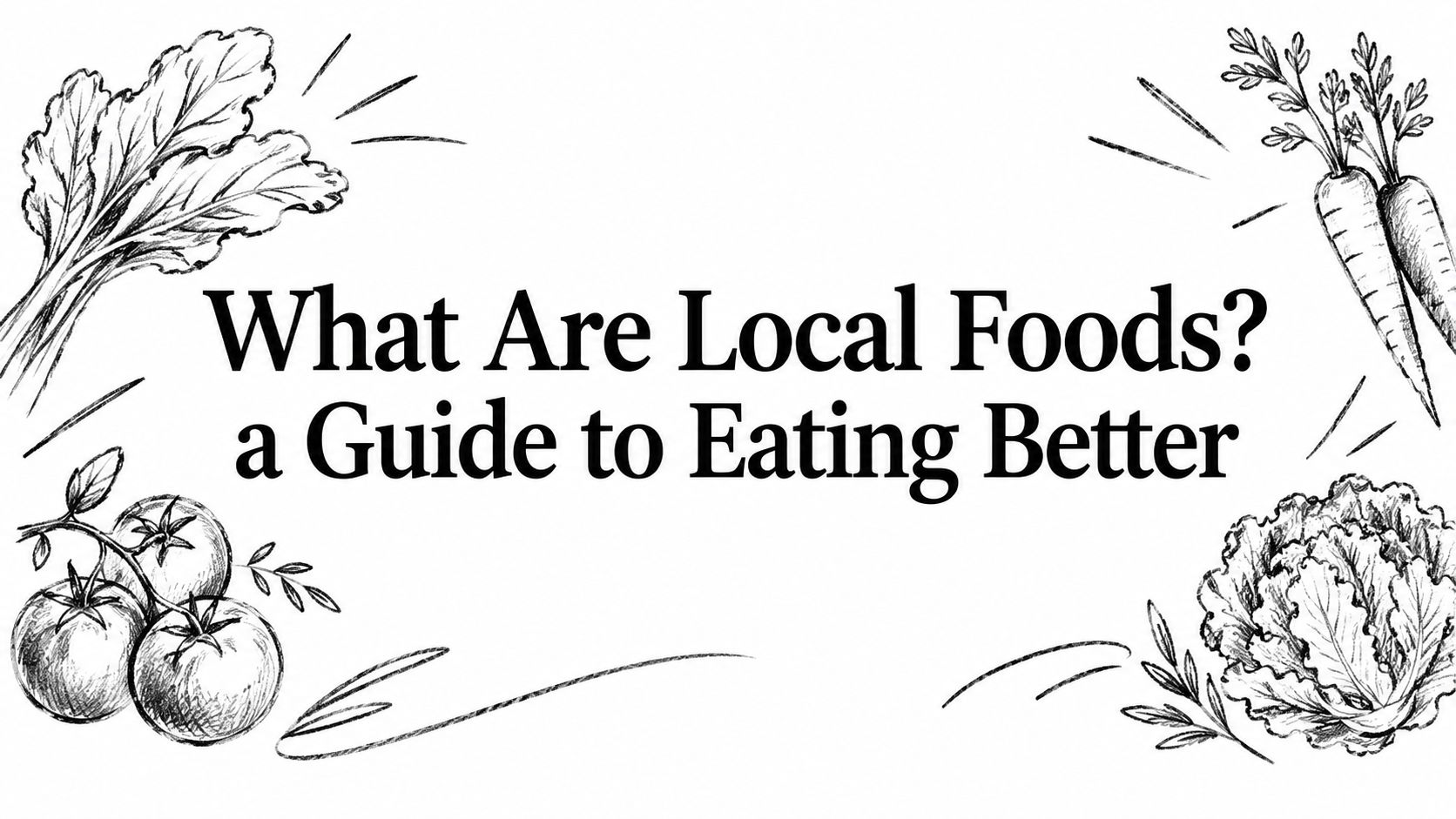 What Are Local Foods? a Guide to Eating Better