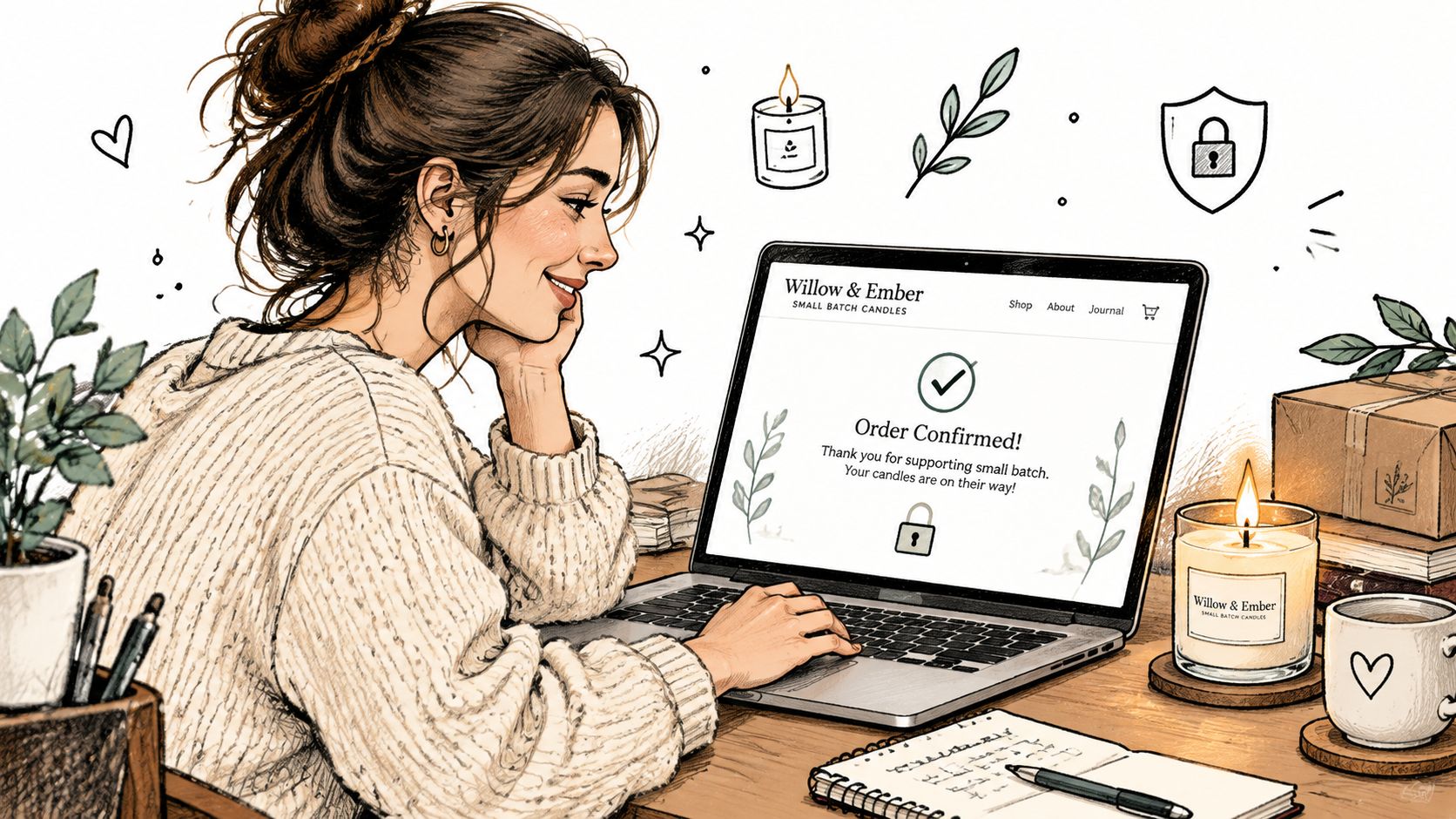 Screenshot from https://loyaltie.com/checkout