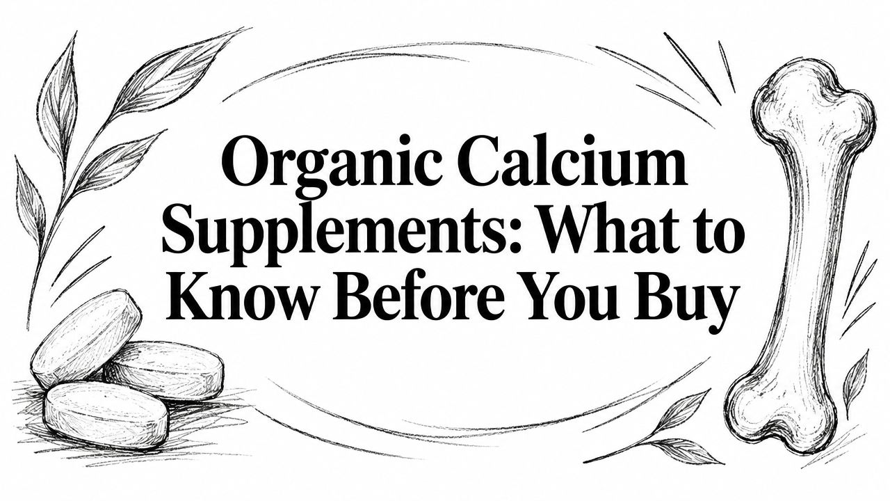 Organic Calcium Supplements: What to Know Before You Buy