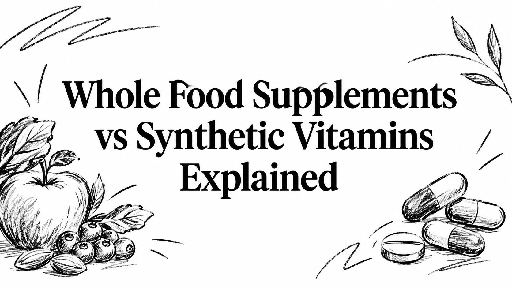 Whole Food Supplements vs Synthetic Vitamins Explained