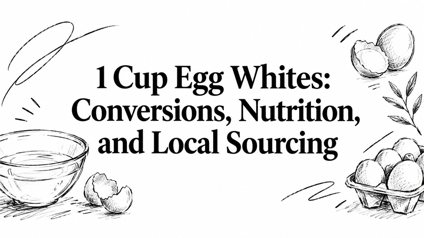 1 Cup Egg Whites: Conversions, Nutrition, and Local Sourcing