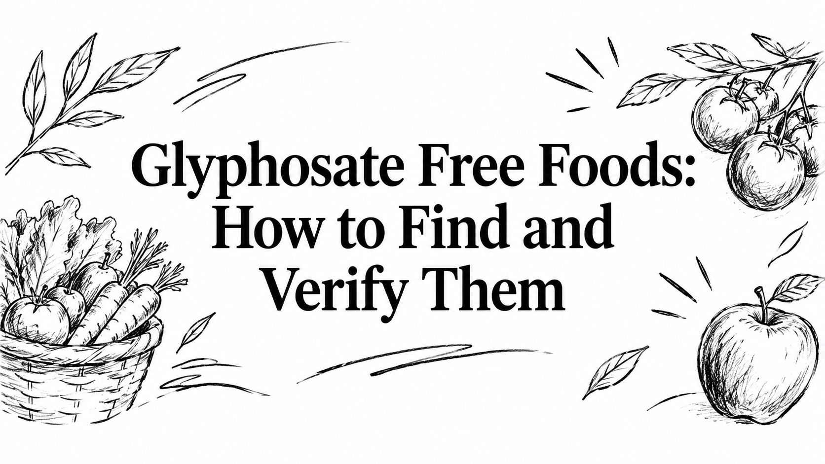Glyphosate Free Foods: How to Find and Verify Them