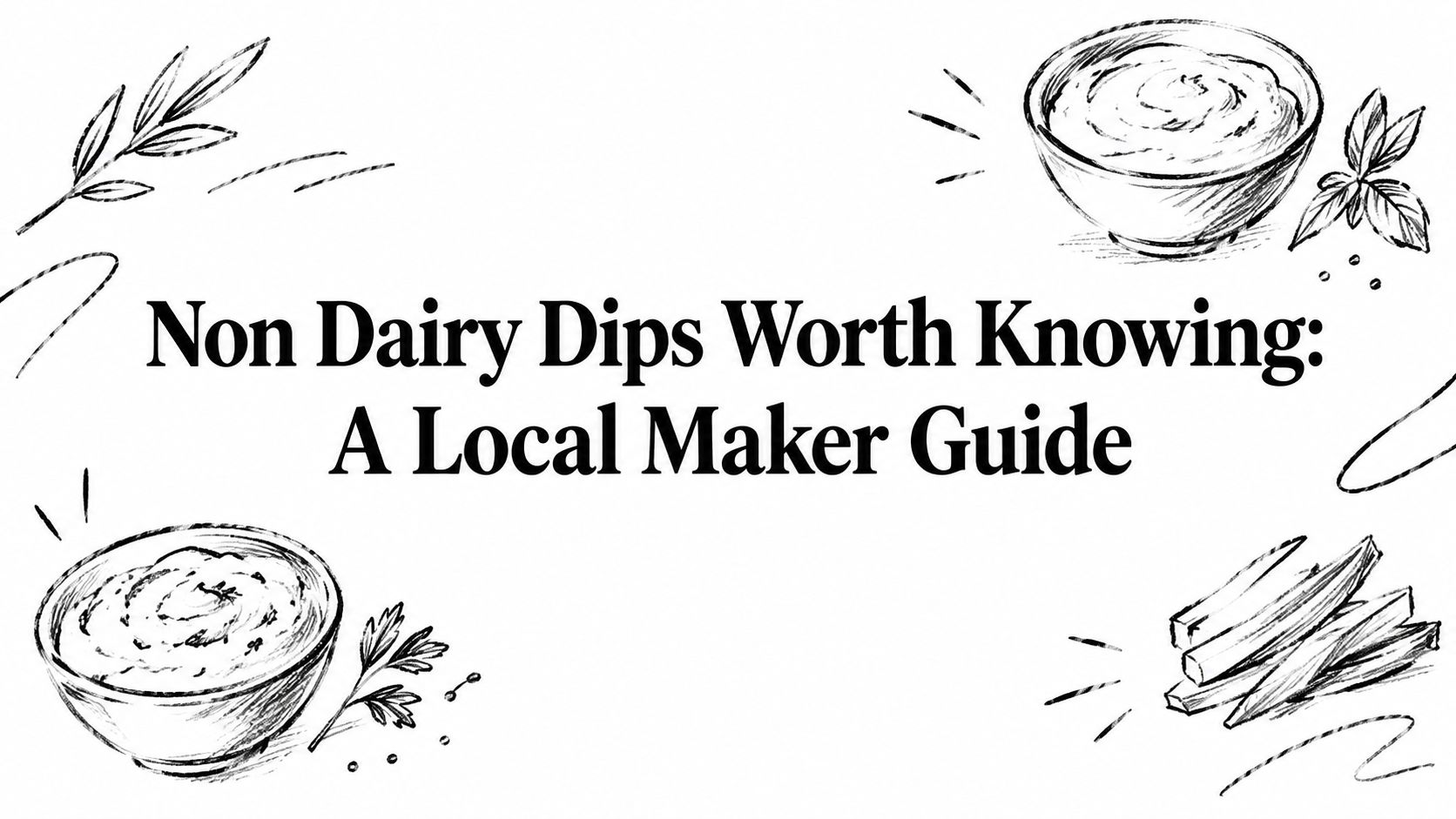 Non Dairy Dips Worth Knowing: A Local Maker Guide