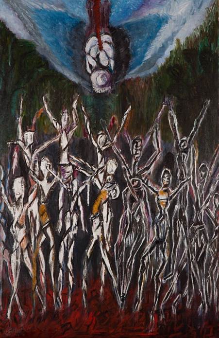 Afbeelding met verven, tekening, kunst, Moderne kunstDoor AI gegenereerde inhoud is mogelijk onjuist.