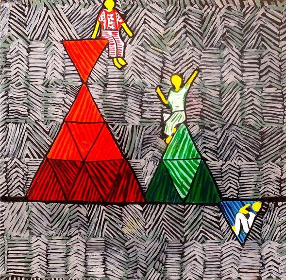 Afbeelding met patroon, kunst, tekening, Creatieve kunstenDoor AI gegenereerde inhoud is mogelijk onjuist.