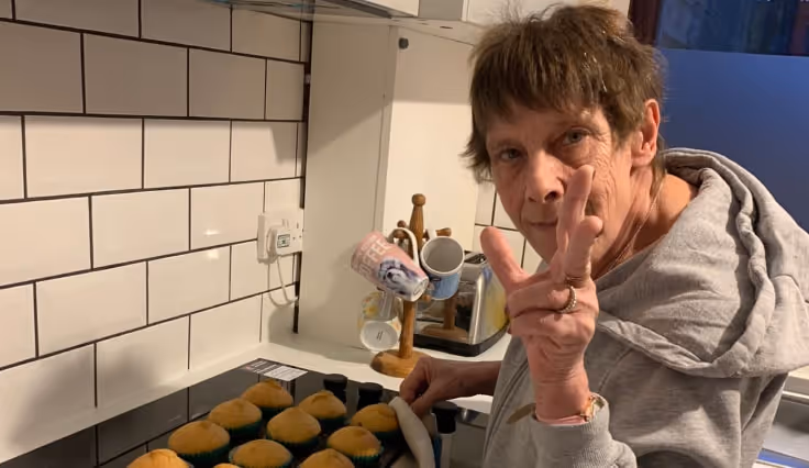 Service user baking