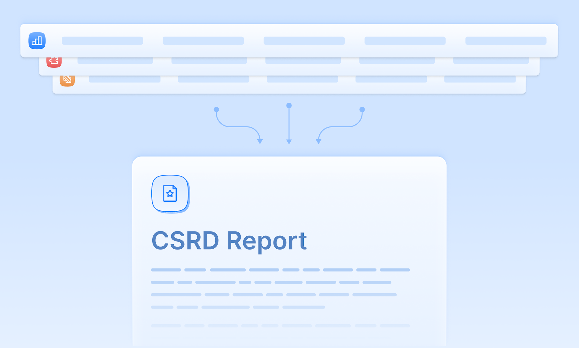 EandoX connecting product data sources for efficient CSRD reporting.
