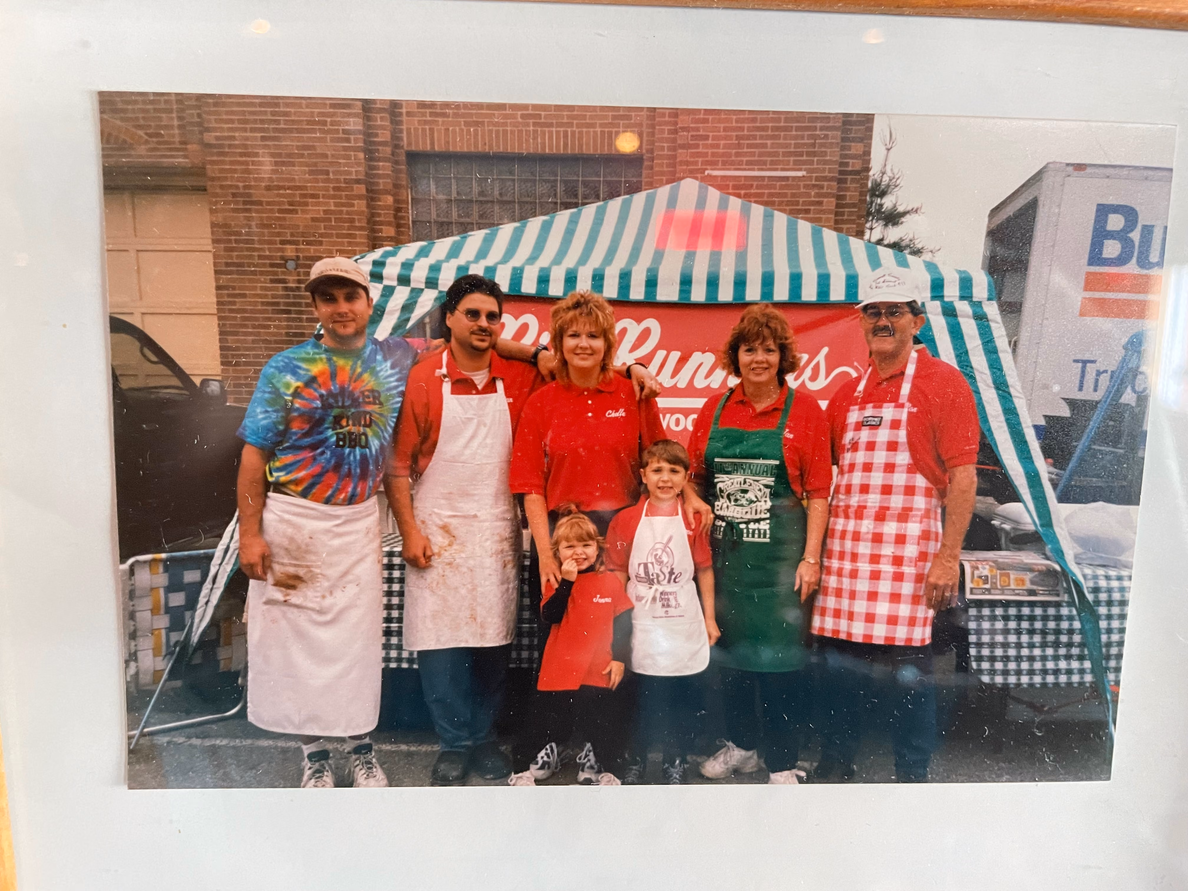 Photo from the early days of Squealers Barbeque Grill
