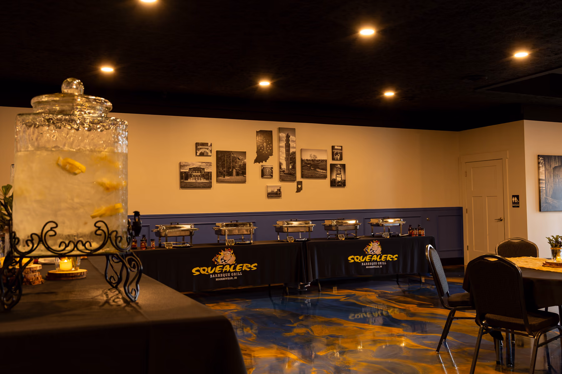 Squealers Event Center main banquet room