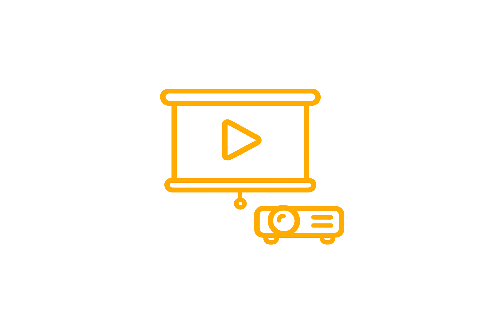 AV and projector package icon