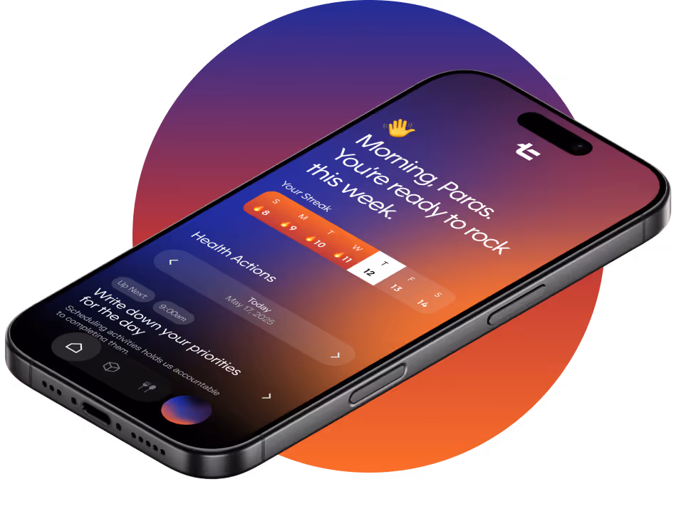 Thrive AI Health Homescreen