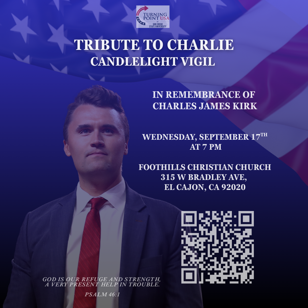 Tribute to Charlie Kirk - Candlelight Vigil