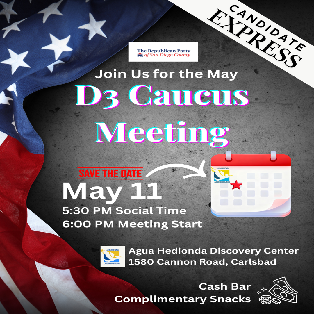 San Diego GOP Regional Organizing Meeting – Coastal Communities