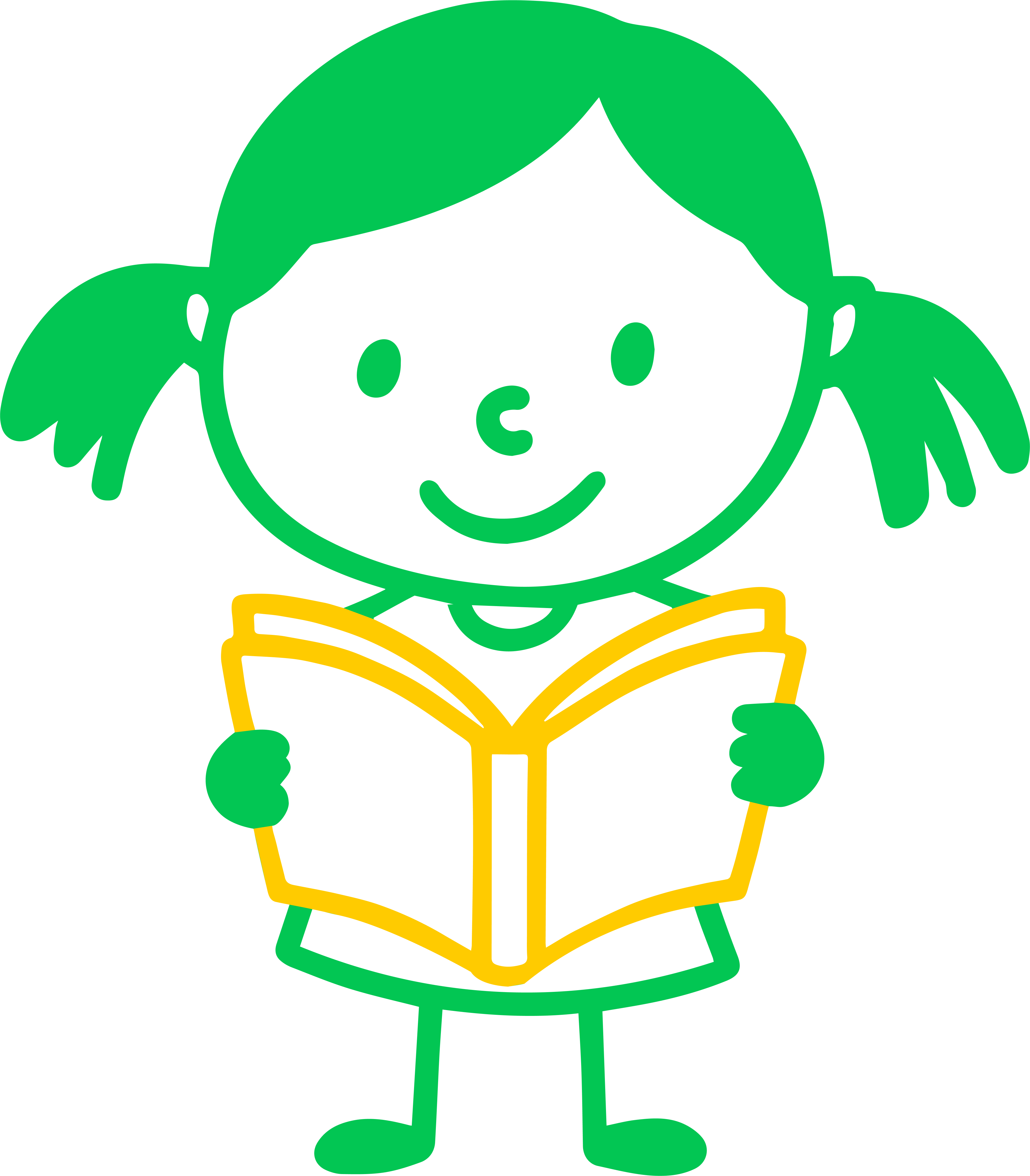 Дівчинка читає книгу