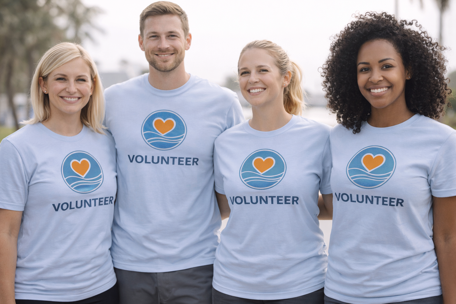 Custom shirts for a local breast cancer awareness run