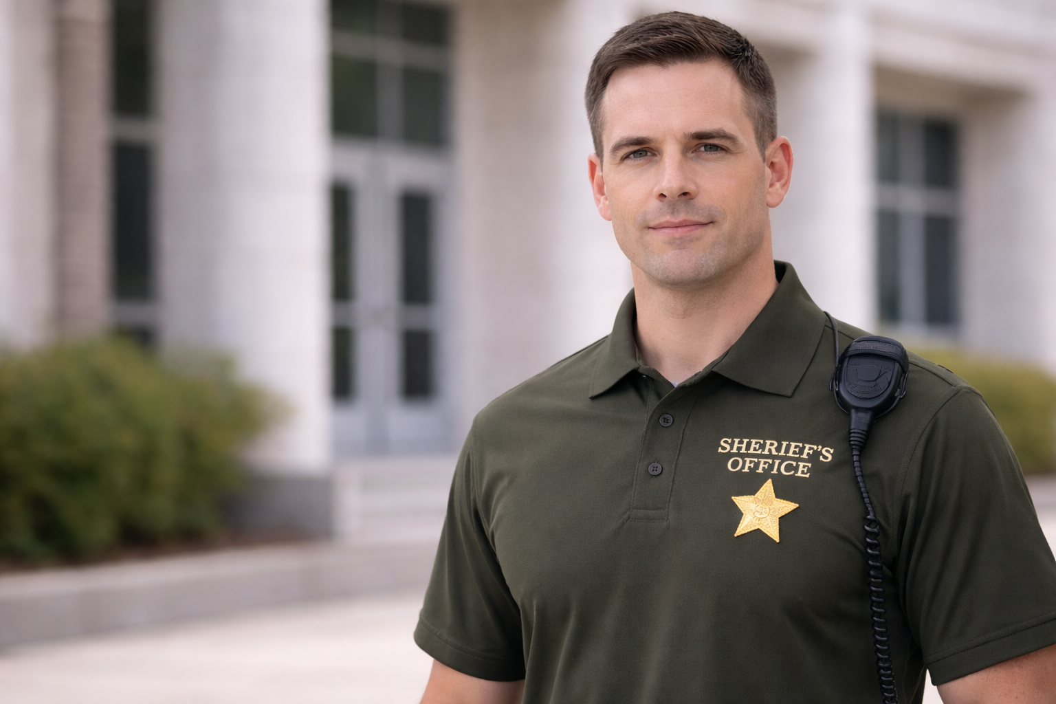 Embroidered polos for the St. Lucie County Sheriff's Office