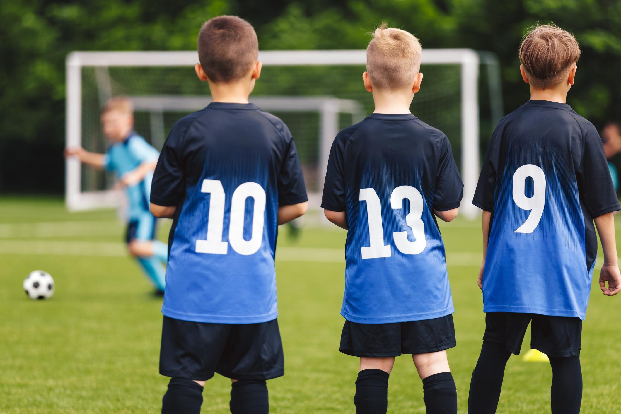 Youth Football Team Huddle