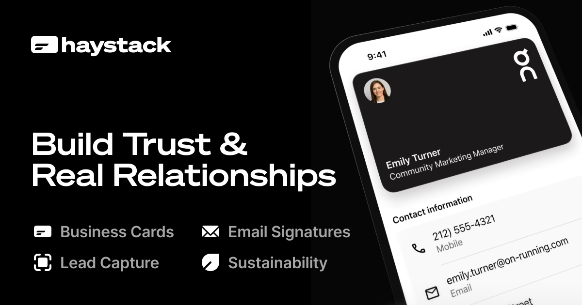 Haystack - Digital Business Cards