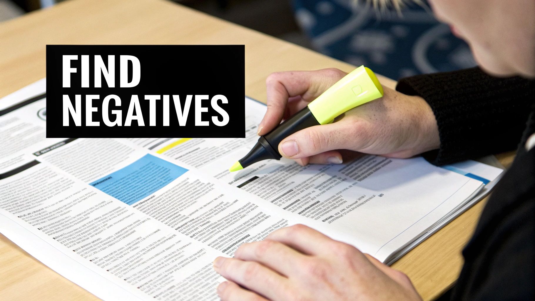 A person brainstorming with sticky notes on a clear board, representing proactive keyword planning.