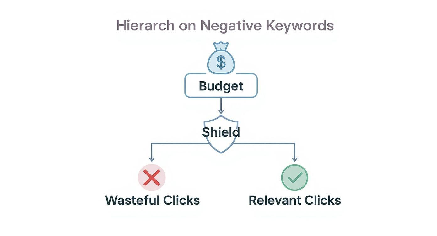 Infographic about how to find adwords keywords