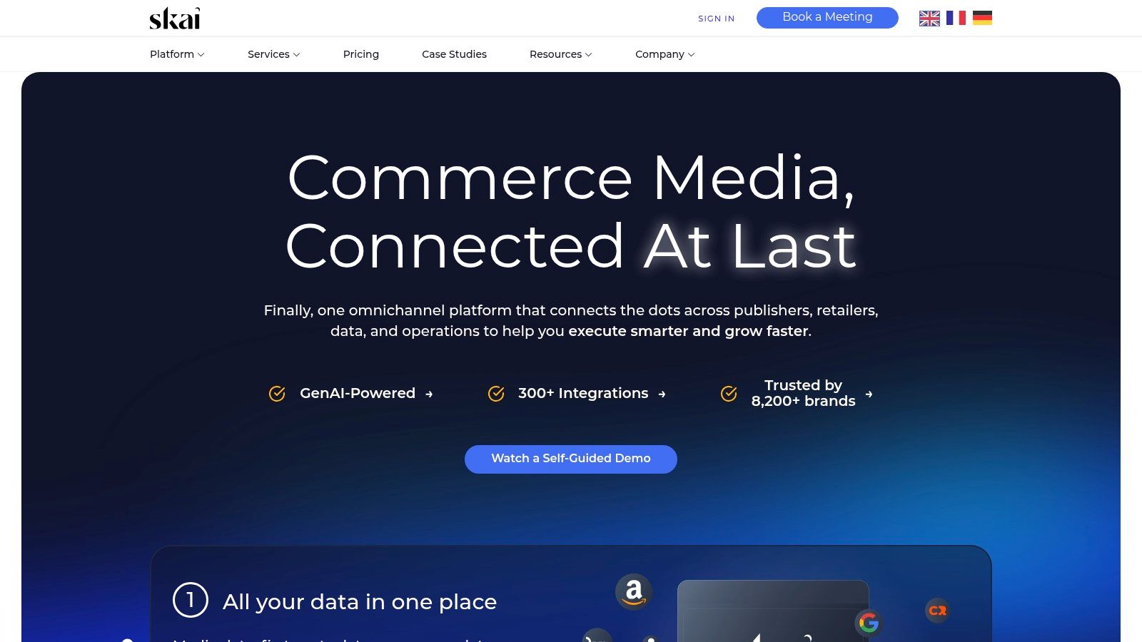 Skai (formerly Kenshoo) pay per click management software commerce platform